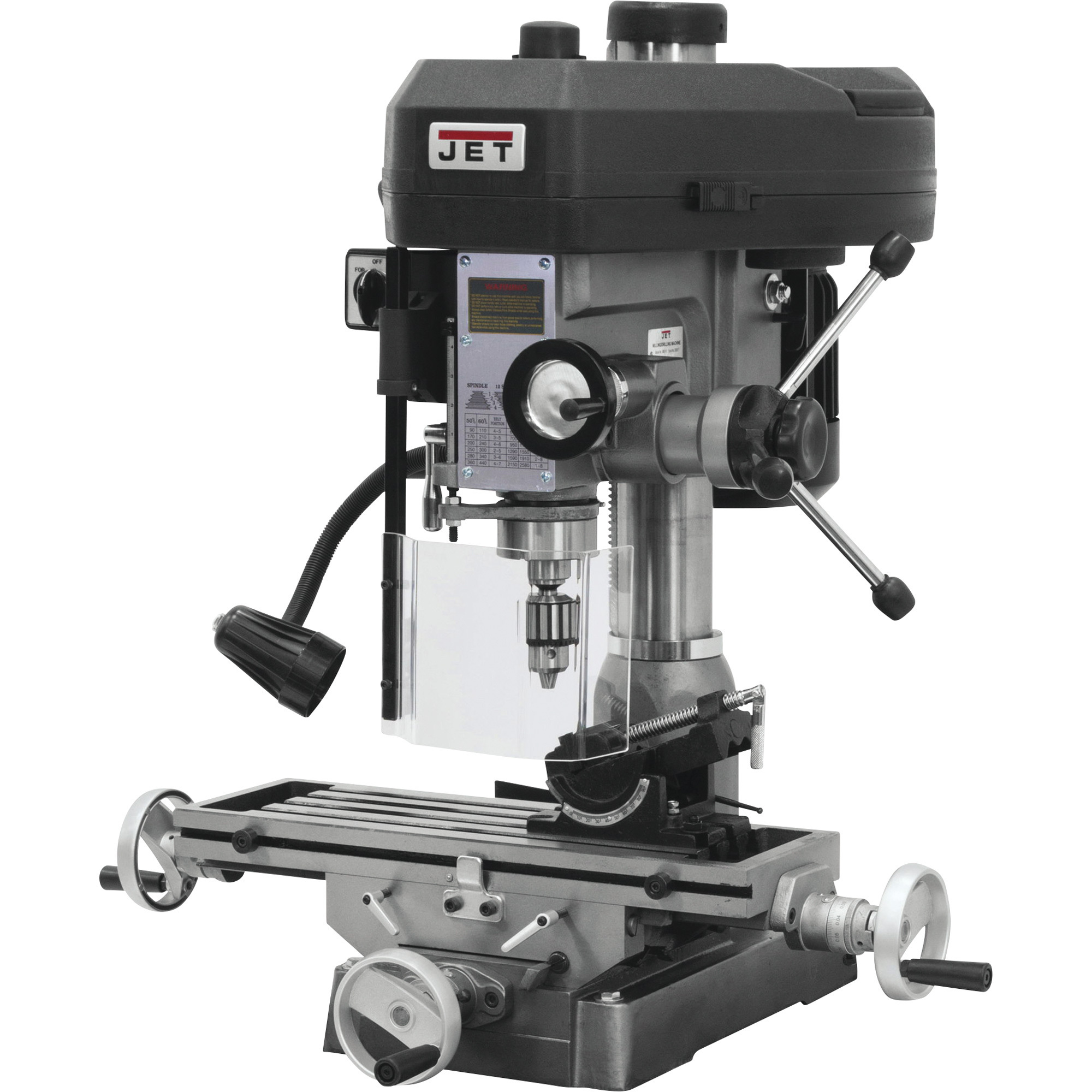 JET Milling/Drilling Machine, 15in., 1 HP, 115/230V, Model# JMD-15